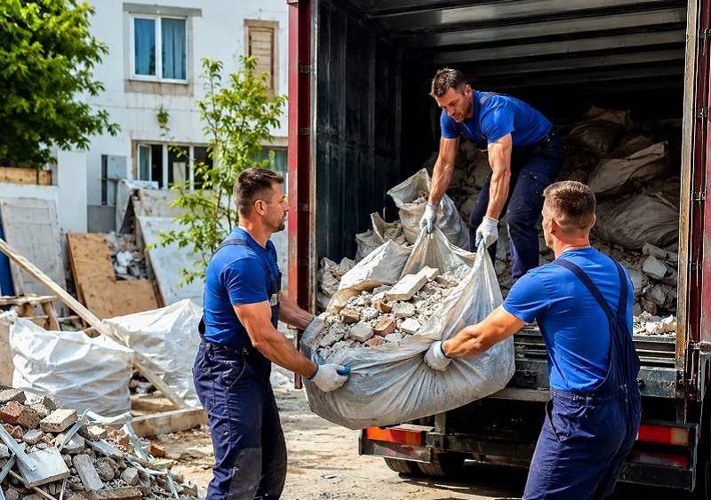 Вывоз мусора газелью с грузчиками